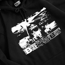 Load image into Gallery viewer, B-SIDE x 18 EAST TAILS HOODED SWEATSHIRT - BLACK
